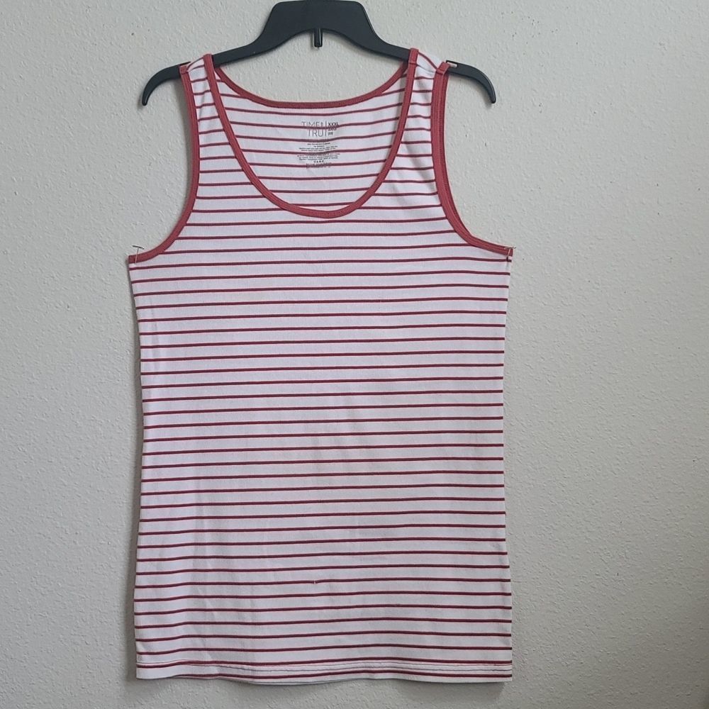 PLUS SIZE TIME AND TRU WOMAN'S TANK TOP